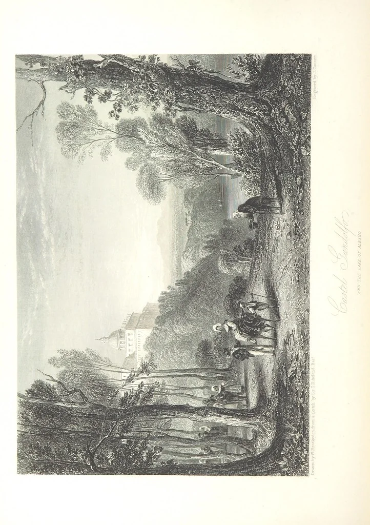 An illustration from Italy, illustrated and described, in a series of views from drawings by Stanfield, R.A., Roberts, R.A., Harding, Prout, Leitch, Brockedon, Barnard, &c. &c. With descriptions of the scenes. And an introductory essay. on the political, religious, and moral state of Italy. By Camillo Mapei [translated by David Dundas Scott] ... And a sketch of the history and progress of Italy during the last fifteen years, 1847-62, in continuation of Dr. Mapei's essay. By the Rev. Gavin Carlyle, 1864, leaf 426