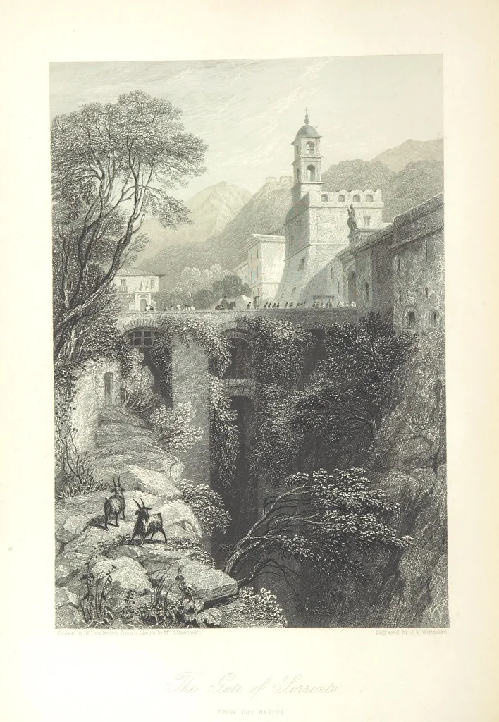 An illustration from Italy, illustrated and described, in a series of views from drawings by Stanfield, R.A., Roberts, R.A., Harding, Prout, Leitch, Brockedon, Barnard, &c. &c. With descriptions of the scenes. And an introductory essay. on the political, religious, and moral state of Italy. By Camillo Mapei [translated by David Dundas Scott] ... And a sketch of the history and progress of Italy during the last fifteen years, 1847-62, in continuation of Dr. Mapei's essay. By the Rev. Gavin Carlyle, 1864, leaf 452