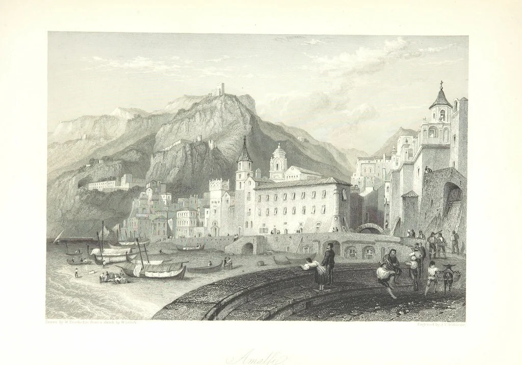 An illustration from Italy, illustrated and described, in a series of views from drawings by Stanfield, R.A., Roberts, R.A., Harding, Prout, Leitch, Brockedon, Barnard, &c. &c. With descriptions of the scenes. And an introductory essay. on the political, religious, and moral state of Italy. By Camillo Mapei [translated by David Dundas Scott] ... And a sketch of the history and progress of Italy during the last fifteen years, 1847-62, in continuation of Dr. Mapei's essay. By the Rev. Gavin Carlyle, 1864, leaf 459