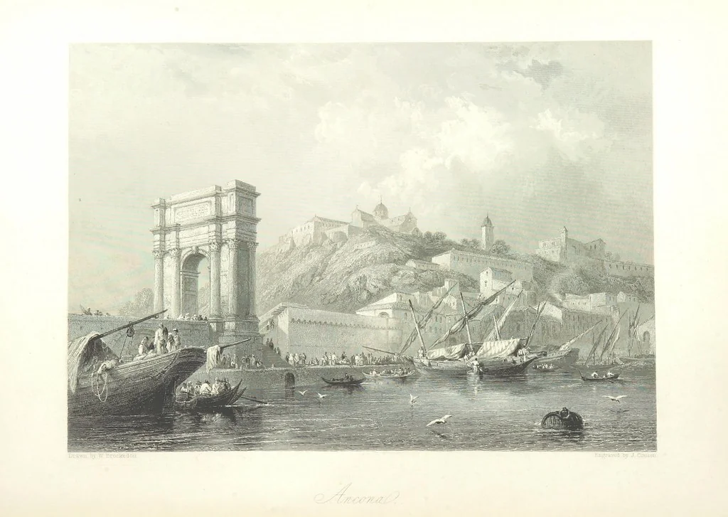 An illustration from Italy, illustrated and described, in a series of views from drawings by Stanfield, R.A., Roberts, R.A., Harding, Prout, Leitch, Brockedon, Barnard, &c. &c. With descriptions of the scenes. And an introductory essay. on the political, religious, and moral state of Italy. By Camillo Mapei [translated by David Dundas Scott] ... And a sketch of the history and progress of Italy during the last fifteen years, 1847-62, in continuation of Dr. Mapei's essay. By the Rev. Gavin Carlyle, 1864, leaf 494