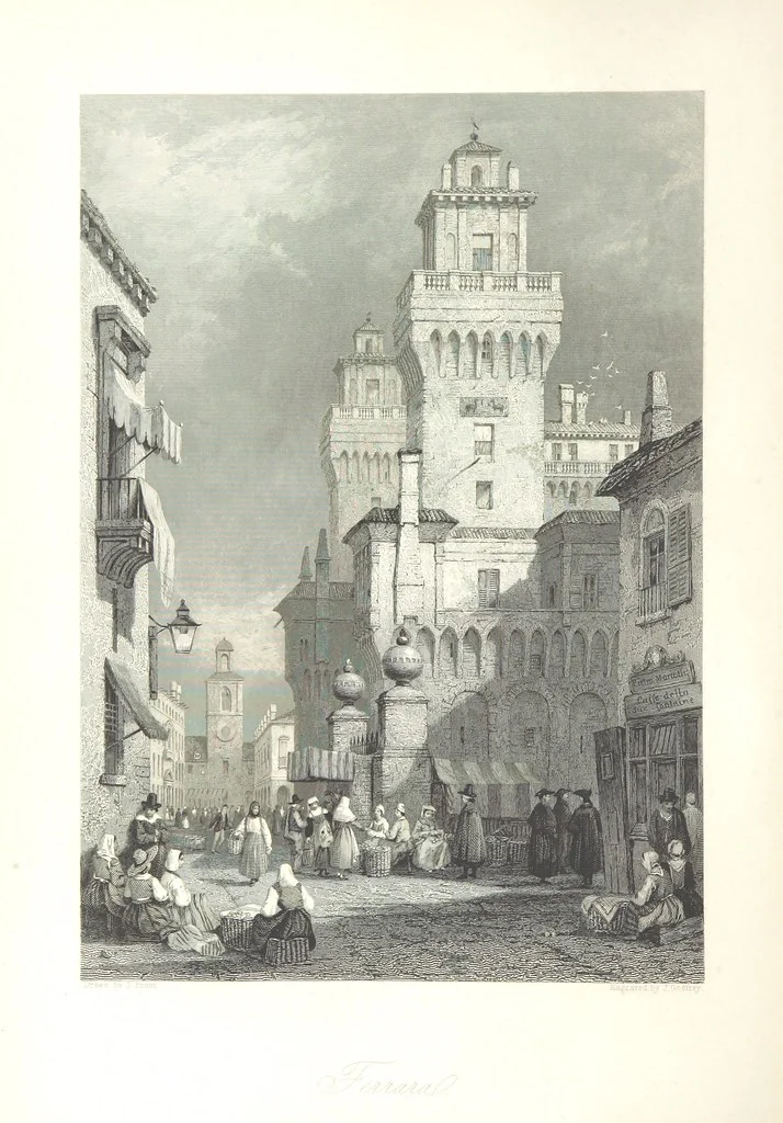 An illustration from Italy, illustrated and described, in a series of views from drawings by Stanfield, R.A., Roberts, R.A., Harding, Prout, Leitch, Brockedon, Barnard, &c. &c. With descriptions of the scenes. And an introductory essay. on the political, religious, and moral state of Italy. By Camillo Mapei [translated by David Dundas Scott] ... And a sketch of the history and progress of Italy during the last fifteen years, 1847-62, in continuation of Dr. Mapei's essay. By the Rev. Gavin Carlyle, 1864, leaf 508