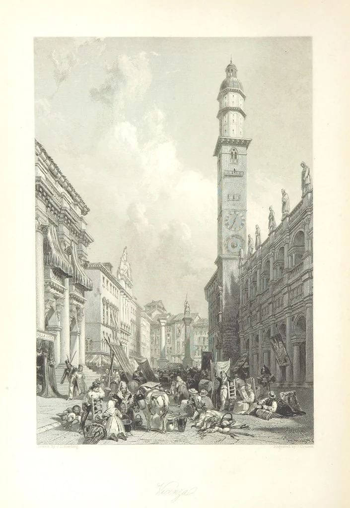 An illustration from Italy, illustrated and described, in a series of views from drawings by Stanfield, R.A., Roberts, R.A., Harding, Prout, Leitch, Brockedon, Barnard, &c. &c. With descriptions of the scenes. And an introductory essay. on the political, religious, and moral state of Italy. By Camillo Mapei [translated by David Dundas Scott] ... And a sketch of the history and progress of Italy during the last fifteen years, 1847-62, in continuation of Dr. Mapei's essay. By the Rev. Gavin Carlyle, 1864, leaf 542