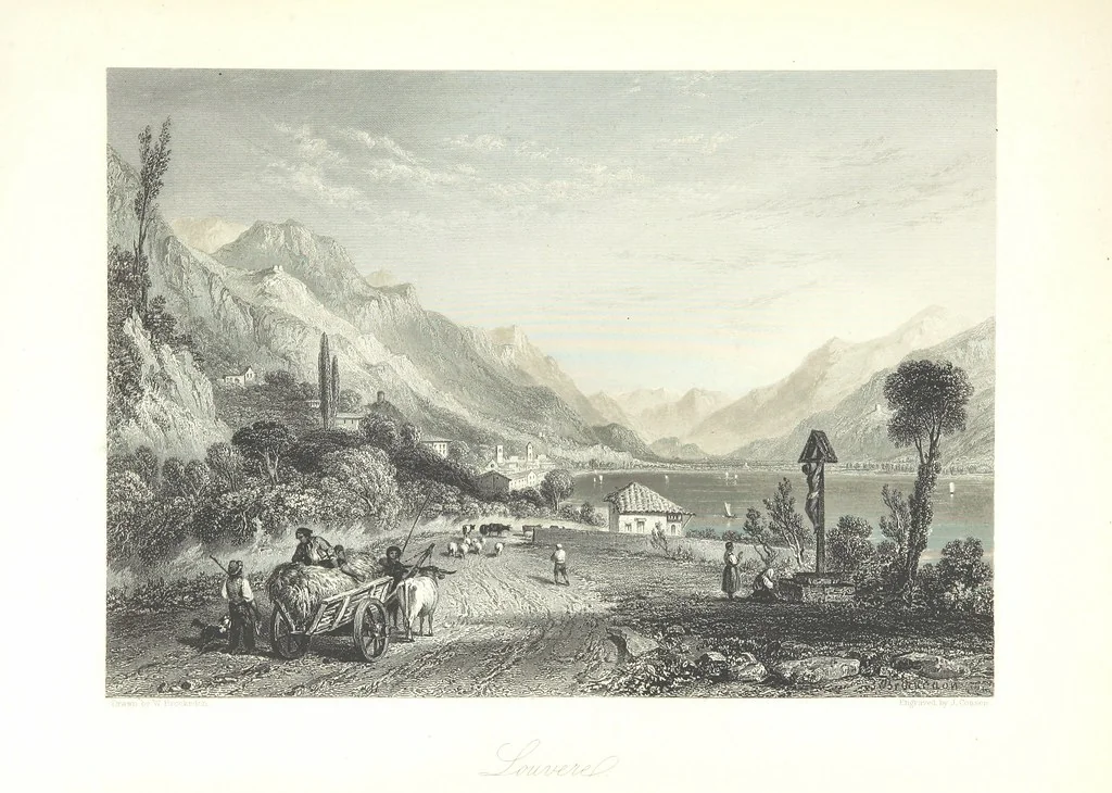 An illustration from Italy, illustrated and described, in a series of views from drawings by Stanfield, R.A., Roberts, R.A., Harding, Prout, Leitch, Brockedon, Barnard, &c. &c. With descriptions of the scenes. And an introductory essay. on the political, religious, and moral state of Italy. By Camillo Mapei [translated by David Dundas Scott] ... And a sketch of the history and progress of Italy during the last fifteen years, 1847-62, in continuation of Dr. Mapei's essay. By the Rev. Gavin Carlyle, 1864, leaf 555