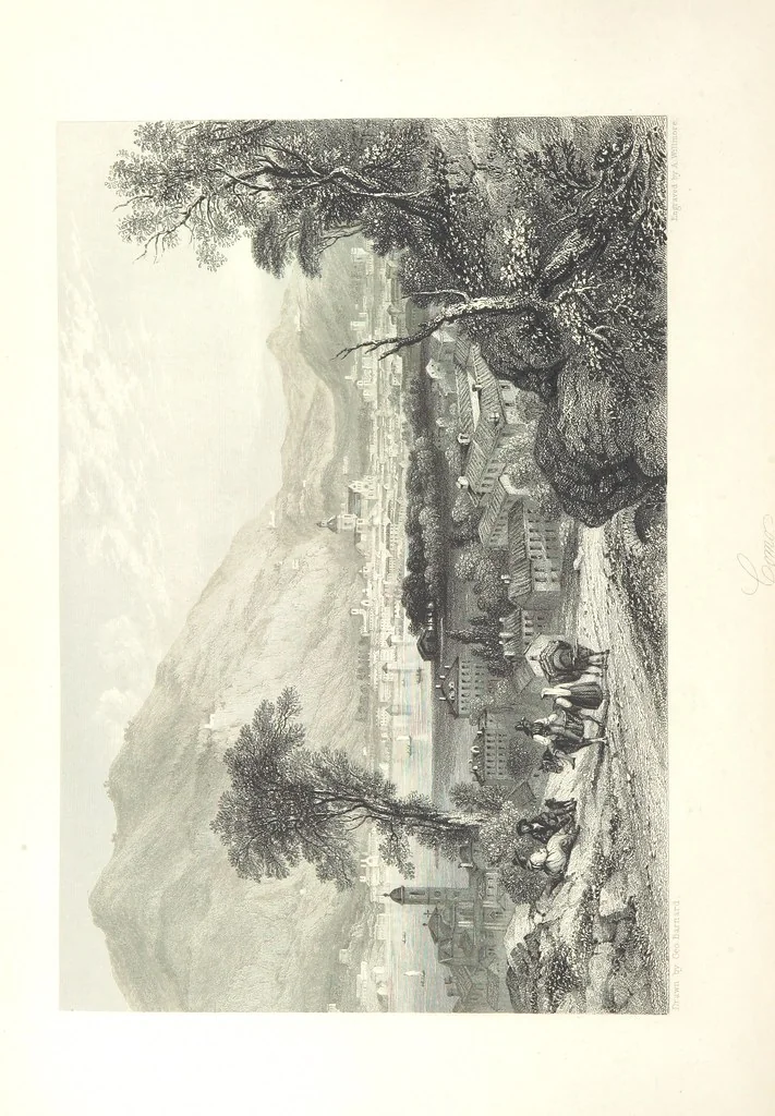 An illustration from Italy, illustrated and described, in a series of views from drawings by Stanfield, R.A., Roberts, R.A., Harding, Prout, Leitch, Brockedon, Barnard, &c. &c. With descriptions of the scenes. And an introductory essay. on the political, religious, and moral state of Italy. By Camillo Mapei [translated by David Dundas Scott] ... And a sketch of the history and progress of Italy during the last fifteen years, 1847-62, in continuation of Dr. Mapei's essay. By the Rev. Gavin Carlyle, 1864, leaf 558
