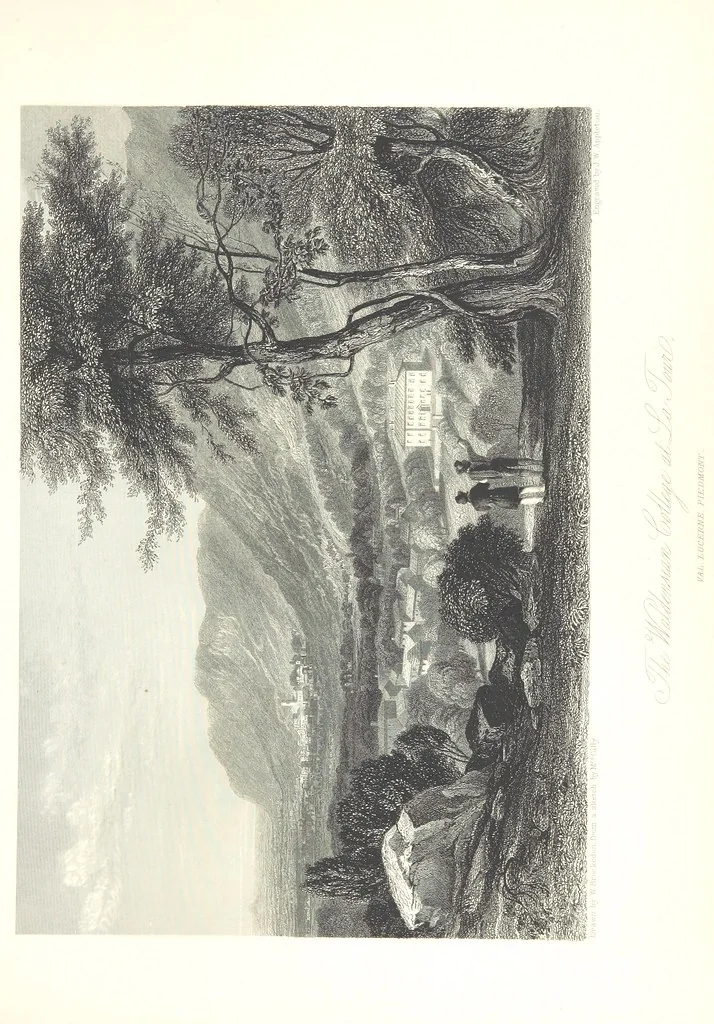 An illustration from Italy, illustrated and described, in a series of views from drawings by Stanfield, R.A., Roberts, R.A., Harding, Prout, Leitch, Brockedon, Barnard, &c. &c. With descriptions of the scenes. And an introductory essay. on the political, religious, and moral state of Italy. By Camillo Mapei [translated by David Dundas Scott] ... And a sketch of the history and progress of Italy during the last fifteen years, 1847-62, in continuation of Dr. Mapei's essay. By the Rev. Gavin Carlyle, 1864, leaf 573