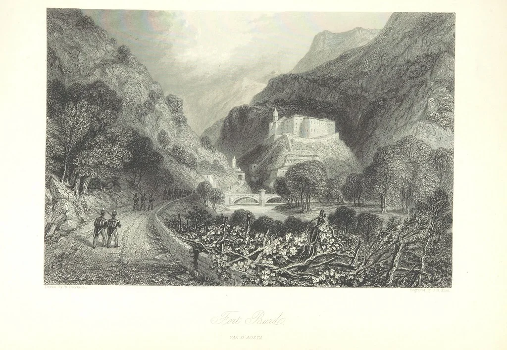 An illustration from Italy, illustrated and described, in a series of views from drawings by Stanfield, R.A., Roberts, R.A., Harding, Prout, Leitch, Brockedon, Barnard, &c. &c. With descriptions of the scenes. And an introductory essay. on the political, religious, and moral state of Italy. By Camillo Mapei [translated by David Dundas Scott] ... And a sketch of the history and progress of Italy during the last fifteen years, 1847-62, in continuation of Dr. Mapei's essay. By the Rev. Gavin Carlyle, 1864, leaf 577