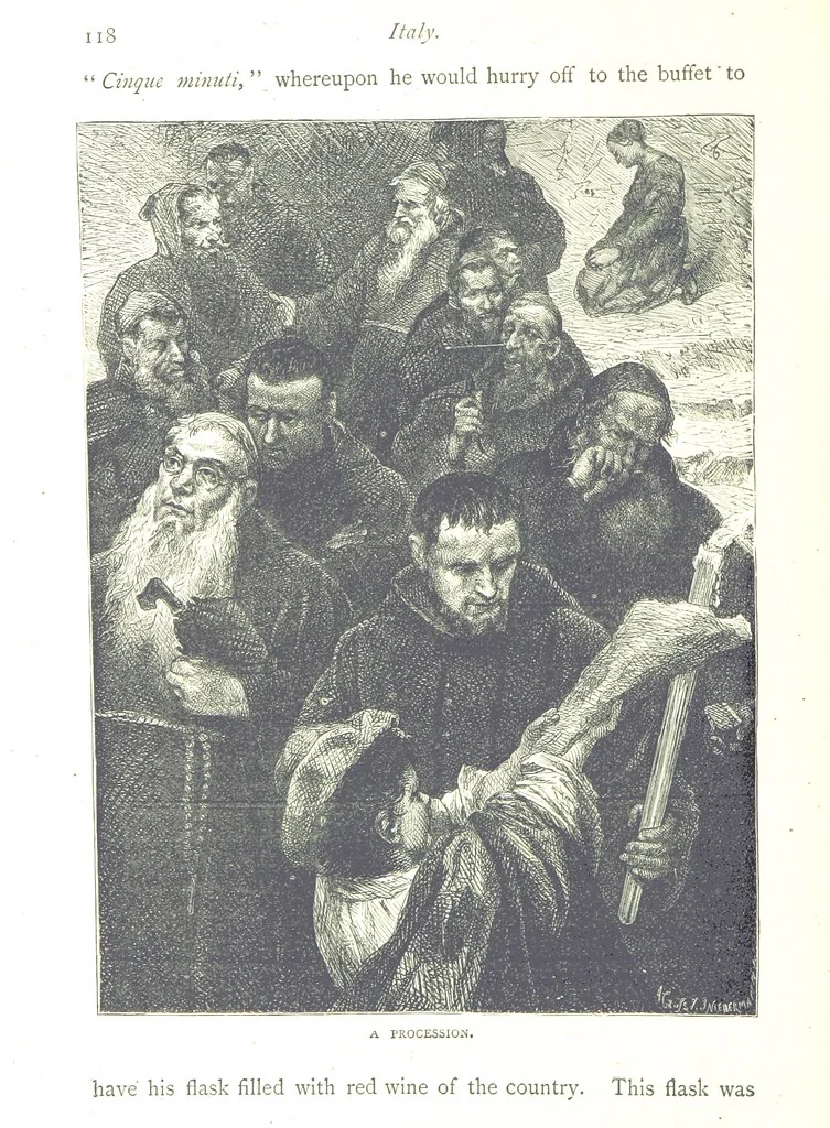 An illustration from Italy from the Alps to Mount Etna ... With ... illustrations, 1886, leaf 130