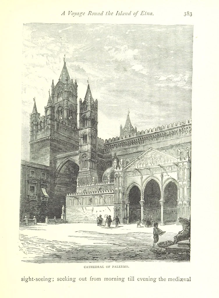 An illustration from Italy from the Alps to Mount Etna ... With ... illustrations, 1886, leaf 395