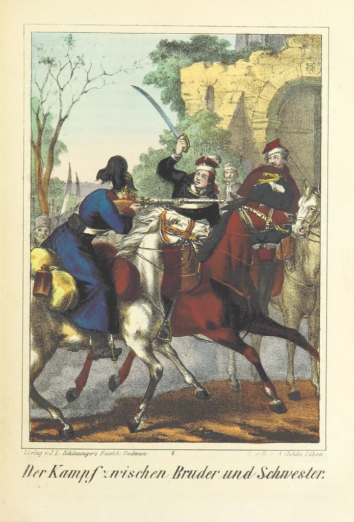 An illustration from Die nächtlichen Rächer und die unsichtbare Regierung. Scenen und Skizzen aus den Geheimnissen der jüngsten polnischen Revolution, 1864, leaf 227