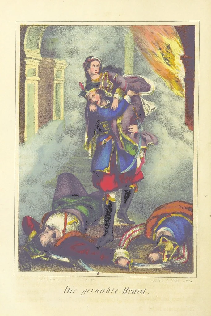 An illustration from Die nächtlichen Rächer und die unsichtbare Regierung. Scenen und Skizzen aus den Geheimnissen der jüngsten polnischen Revolution, 1864, leaf 46
