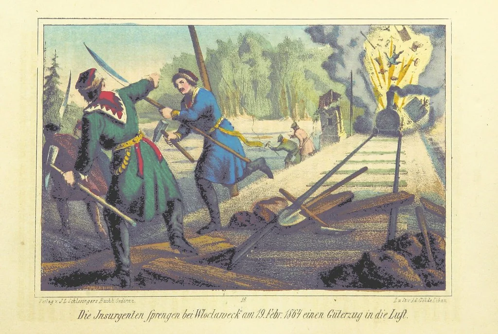 An illustration from Die nächtlichen Rächer und die unsichtbare Regierung. Scenen und Skizzen aus den Geheimnissen der jüngsten polnischen Revolution, 1864, leaf 540