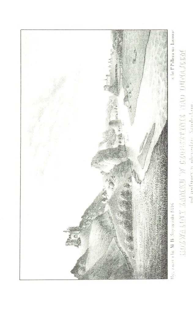 An illustration from Okolice Galicyi M. B. Stęczyńskiego. [88 lithographic views from drawings by M. B. Stęczyński, with descriptive letter-press to nos. 1-80 by K. J, 1847, leaf 109