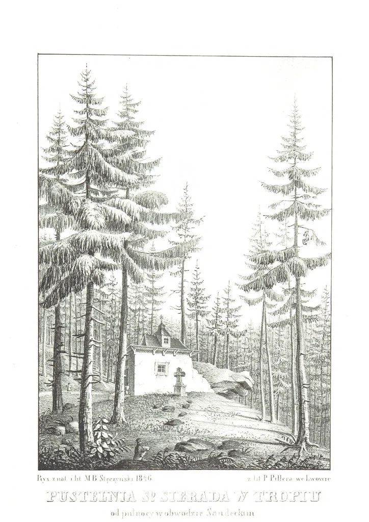 An illustration from Okolice Galicyi M. B. Stęczyńskiego. [88 lithographic views from drawings by M. B. Stęczyński, with descriptive letter-press to nos. 1-80 by K. J, 1847, leaf 121