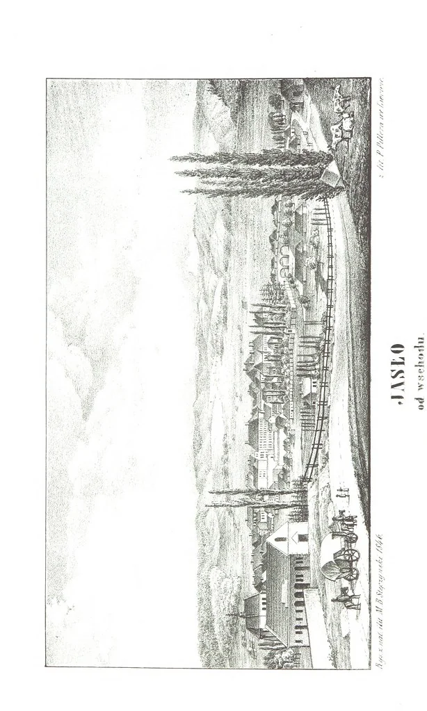 An illustration from Okolice Galicyi M. B. Stęczyńskiego. [88 lithographic views from drawings by M. B. Stęczyński, with descriptive letter-press to nos. 1-80 by K. J, 1847, leaf 18