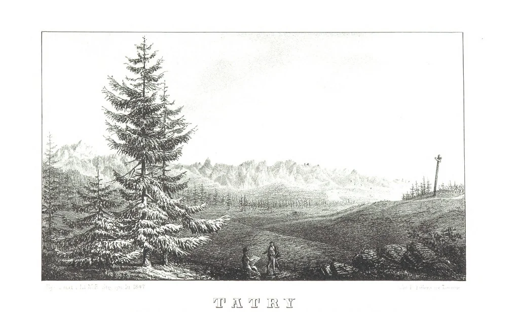 An illustration from Okolice Galicyi M. B. Stęczyńskiego. [88 lithographic views from drawings by M. B. Stęczyński, with descriptive letter-press to nos. 1-80 by K. J, 1847, leaf 180