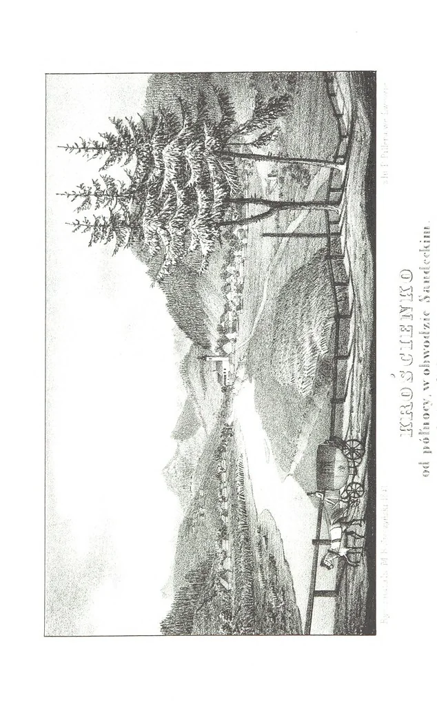 An illustration from Okolice Galicyi M. B. Stęczyńskiego. [88 lithographic views from drawings by M. B. Stęczyński, with descriptive letter-press to nos. 1-80 by K. J, 1847, leaf 204
