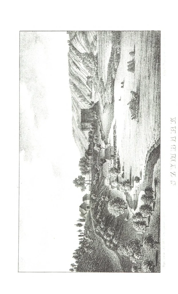 An illustration from Okolice Galicyi M. B. Stęczyńskiego. [88 lithographic views from drawings by M. B. Stęczyński, with descriptive letter-press to nos. 1-80 by K. J, 1847, leaf 212