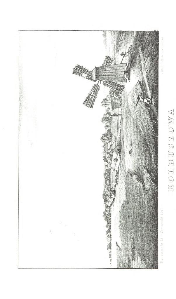 An illustration from Okolice Galicyi M. B. Stęczyńskiego. [88 lithographic views from drawings by M. B. Stęczyński, with descriptive letter-press to nos. 1-80 by K. J, 1847, leaf 224