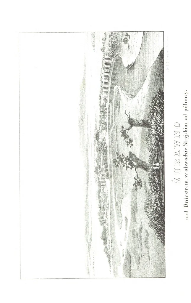 An illustration from Okolice Galicyi M. B. Stęczyńskiego. [88 lithographic views from drawings by M. B. Stęczyński, with descriptive letter-press to nos. 1-80 by K. J, 1847, leaf 244