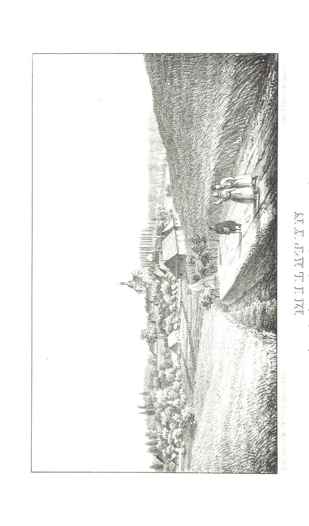An illustration from Okolice Galicyi M. B. Stęczyńskiego. [88 lithographic views from drawings by M. B. Stęczyński, with descriptive letter-press to nos. 1-80 by K. J, 1847, leaf 248