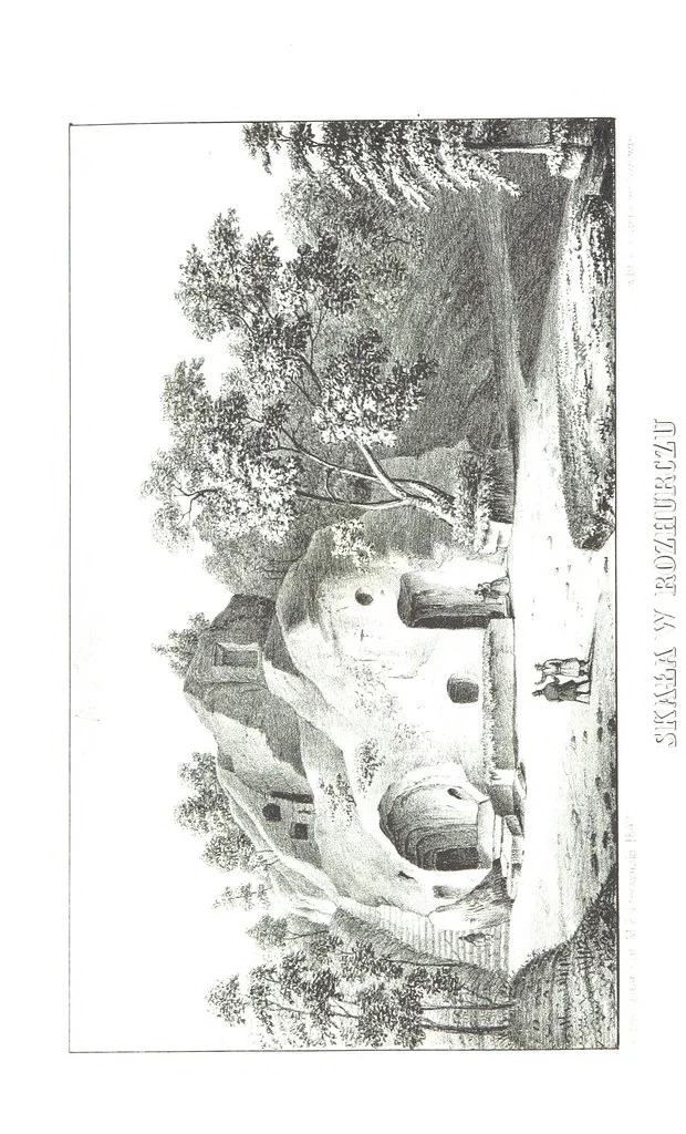 An illustration from Okolice Galicyi M. B. Stęczyńskiego. [88 lithographic views from drawings by M. B. Stęczyński, with descriptive letter-press to nos. 1-80 by K. J, 1847, leaf 252
