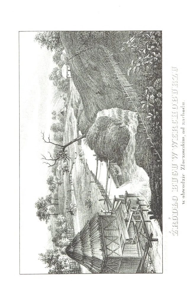 An illustration from Okolice Galicyi M. B. Stęczyńskiego. [88 lithographic views from drawings by M. B. Stęczyński, with descriptive letter-press to nos. 1-80 by K. J, 1847, leaf 256