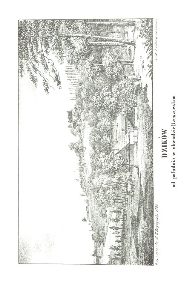 An illustration from Okolice Galicyi M. B. Stęczyńskiego. [88 lithographic views from drawings by M. B. Stęczyński, with descriptive letter-press to nos. 1-80 by K. J, 1847, leaf 26