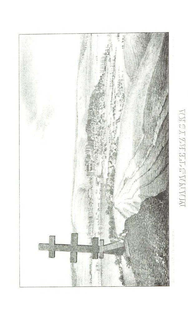 An illustration from Okolice Galicyi M. B. Stęczyńskiego. [88 lithographic views from drawings by M. B. Stęczyński, with descriptive letter-press to nos. 1-80 by K. J, 1847, leaf 266