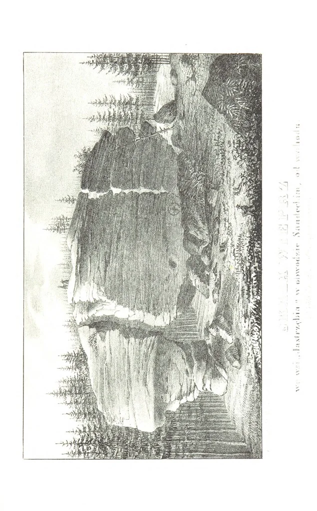 An illustration from Okolice Galicyi M. B. Stęczyńskiego. [88 lithographic views from drawings by M. B. Stęczyński, with descriptive letter-press to nos. 1-80 by K. J, 1847, leaf 291