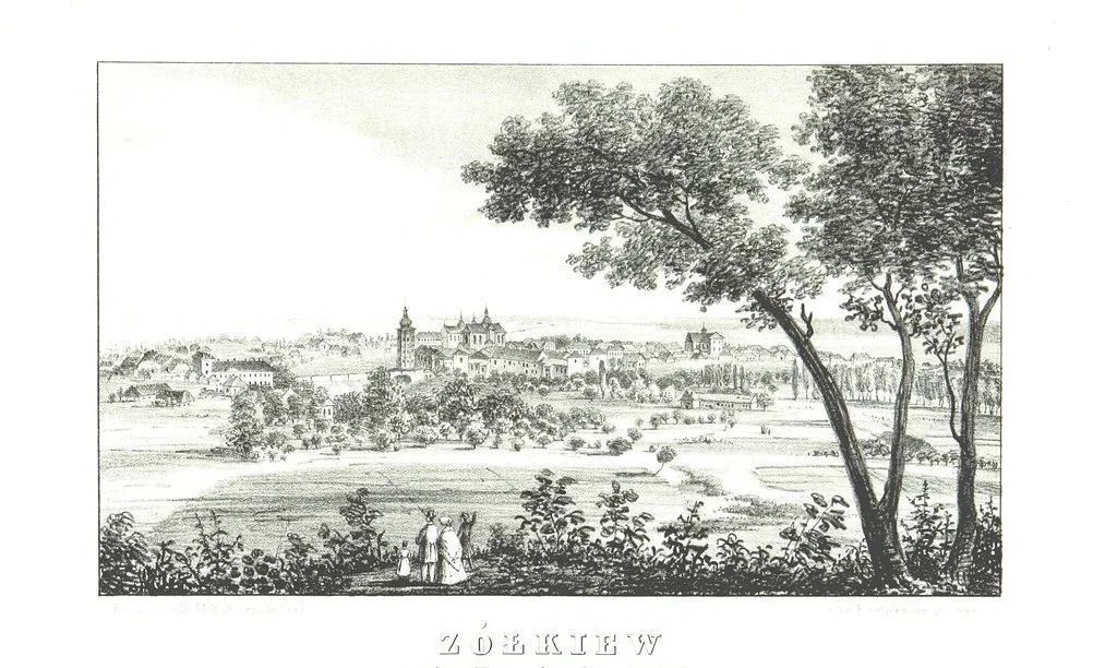 An illustration from Okolice Galicyi M. B. Stęczyńskiego. [88 lithographic views from drawings by M. B. Stęczyński, with descriptive letter-press to nos. 1-80 by K. J, 1847, leaf 295