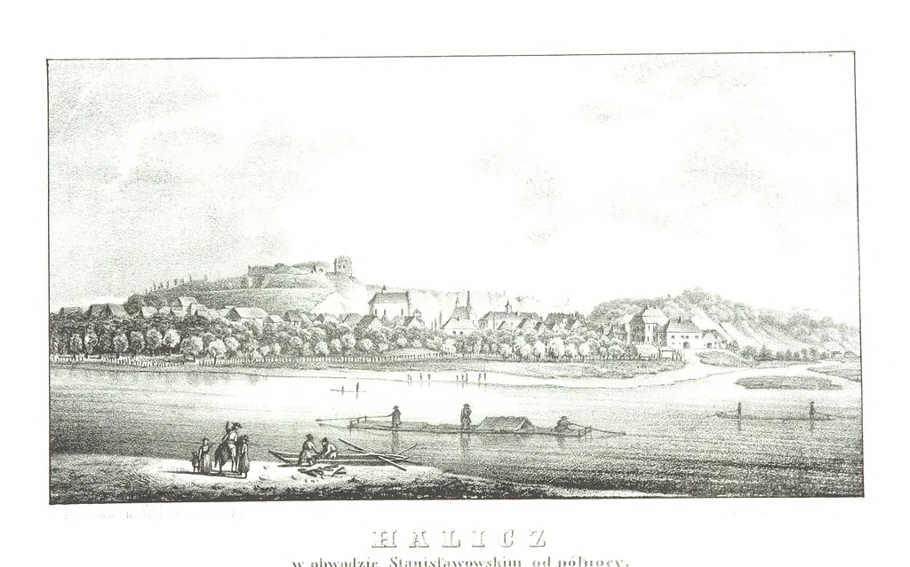 An illustration from Okolice Galicyi M. B. Stęczyńskiego. [88 lithographic views from drawings by M. B. Stęczyński, with descriptive letter-press to nos. 1-80 by K. J, 1847, leaf 300