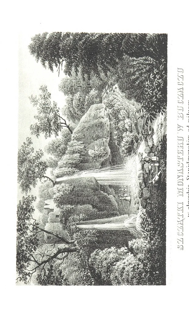 An illustration from Okolice Galicyi M. B. Stęczyńskiego. [88 lithographic views from drawings by M. B. Stęczyński, with descriptive letter-press to nos. 1-80 by K. J, 1847, leaf 305