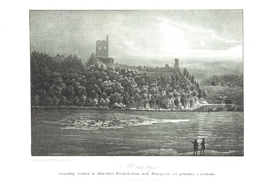 An illustration from Okolice Galicyi M. B. Stęczyńskiego. [88 lithographic views from drawings by M. B. Stęczyński, with descriptive letter-press to nos. 1-80 by K. J, 1847, leaf 342