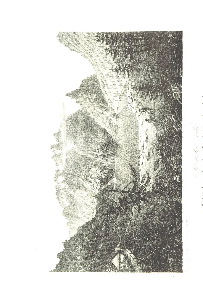 An illustration from Okolice Galicyi M. B. Stęczyńskiego. [88 lithographic views from drawings by M. B. Stęczyński, with descriptive letter-press to nos. 1-80 by K. J, 1847, leaf 350