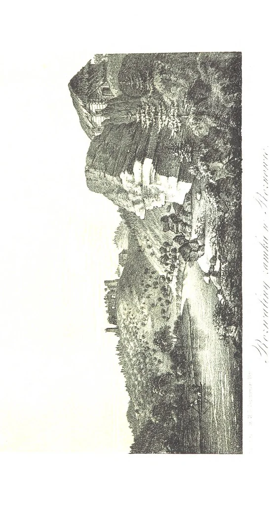 An illustration from Okolice Galicyi M. B. Stęczyńskiego. [88 lithographic views from drawings by M. B. Stęczyński, with descriptive letter-press to nos. 1-80 by K. J, 1847, leaf 354