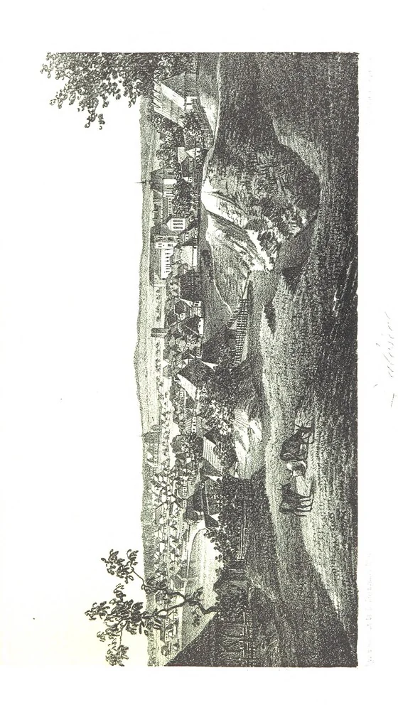 An illustration from Okolice Galicyi M. B. Stęczyńskiego. [88 lithographic views from drawings by M. B. Stęczyński, with descriptive letter-press to nos. 1-80 by K. J, 1847, leaf 362