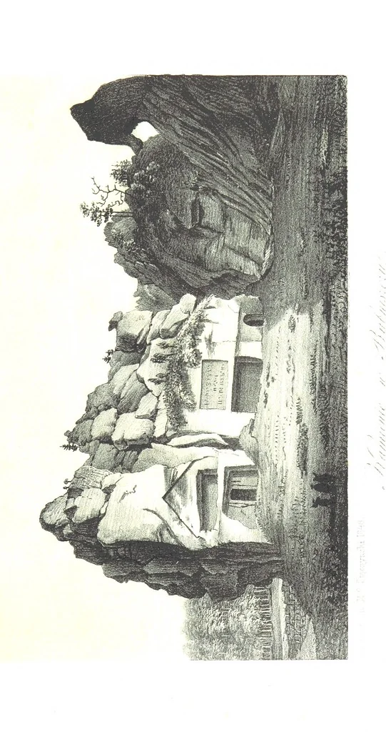 An illustration from Okolice Galicyi M. B. Stęczyńskiego. [88 lithographic views from drawings by M. B. Stęczyński, with descriptive letter-press to nos. 1-80 by K. J, 1847, leaf 385