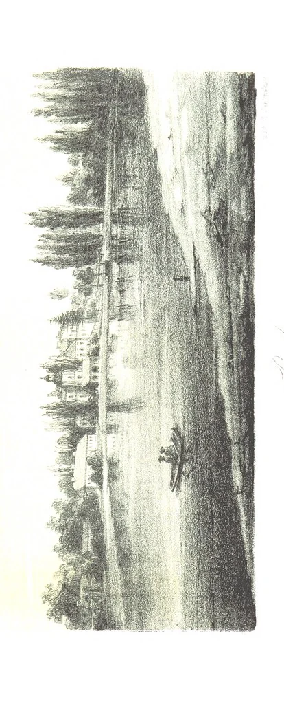 An illustration from Okolice Galicyi M. B. Stęczyńskiego. [88 lithographic views from drawings by M. B. Stęczyński, with descriptive letter-press to nos. 1-80 by K. J, 1847, leaf 395