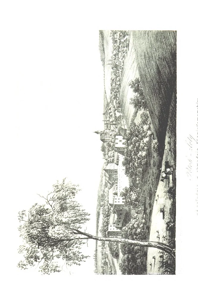 An illustration from Okolice Galicyi M. B. Stęczyńskiego. [88 lithographic views from drawings by M. B. Stęczyński, with descriptive letter-press to nos. 1-80 by K. J, 1847, leaf 397
