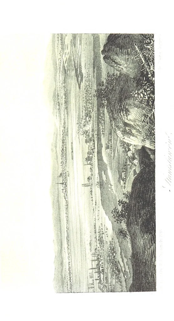 An illustration from Okolice Galicyi M. B. Stęczyńskiego. [88 lithographic views from drawings by M. B. Stęczyński, with descriptive letter-press to nos. 1-80 by K. J, 1847, leaf 399