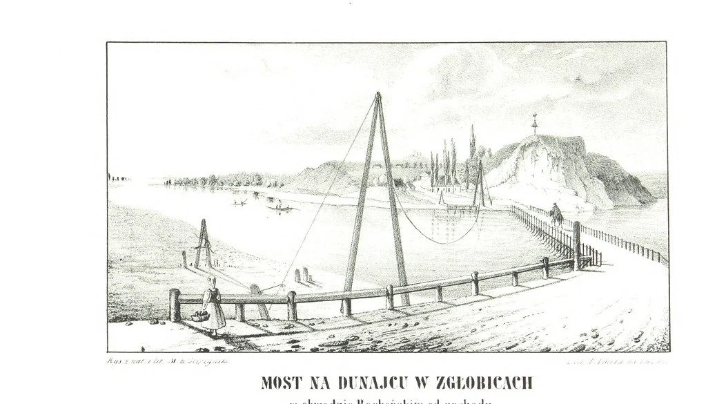 An illustration from Okolice Galicyi M. B. Stęczyńskiego. [88 lithographic views from drawings by M. B. Stęczyński, with descriptive letter-press to nos. 1-80 by K. J, 1847, leaf 45