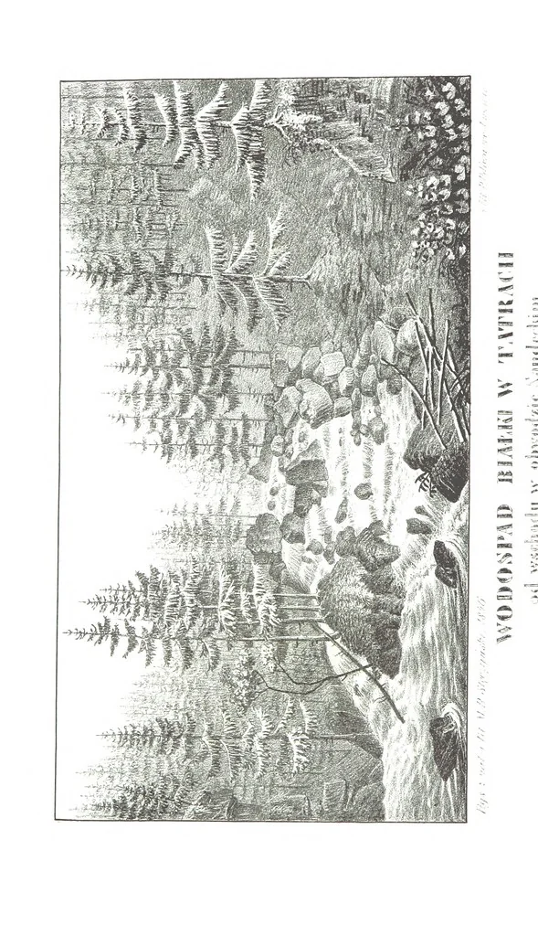 An illustration from Okolice Galicyi M. B. Stęczyńskiego. [88 lithographic views from drawings by M. B. Stęczyński, with descriptive letter-press to nos. 1-80 by K. J, 1847, leaf 54