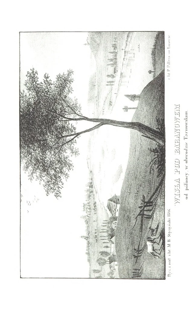 An illustration from Okolice Galicyi M. B. Stęczyńskiego. [88 lithographic views from drawings by M. B. Stęczyński, with descriptive letter-press to nos. 1-80 by K. J, 1847, leaf 72