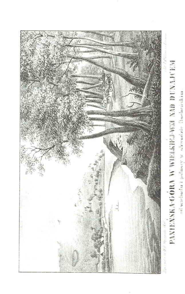 An illustration from Okolice Galicyi M. B. Stęczyńskiego. [88 lithographic views from drawings by M. B. Stęczyński, with descriptive letter-press to nos. 1-80 by K. J, 1847, leaf 76