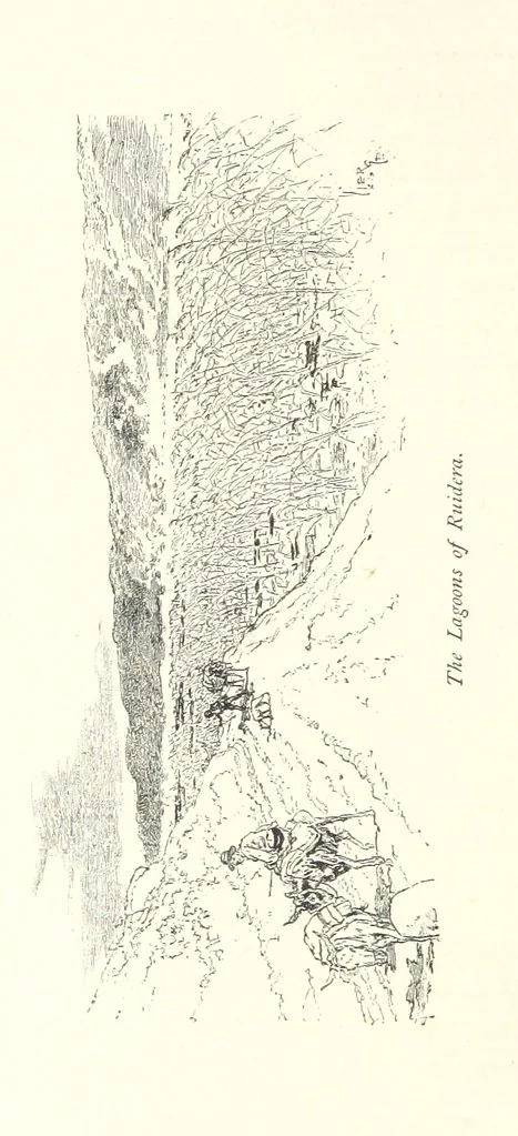 An illustration from On the Trail of Don Quixote: being a record of rambles in the ancient province of La Mancha ... Illustrated by D. Vierge, 1897, leaf 102