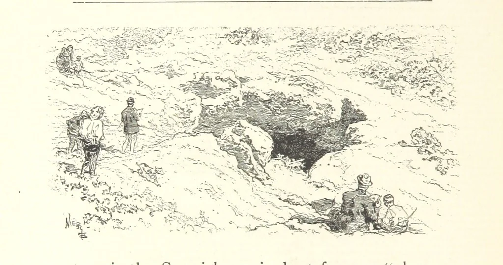 An illustration from On the Trail of Don Quixote: being a record of rambles in the ancient province of La Mancha ... Illustrated by D. Vierge, 1897, leaf 110