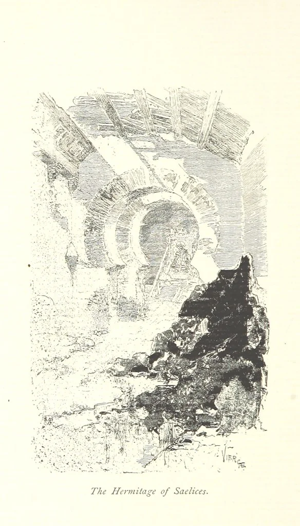 An illustration from On the Trail of Don Quixote: being a record of rambles in the ancient province of La Mancha ... Illustrated by D. Vierge, 1897, leaf 120