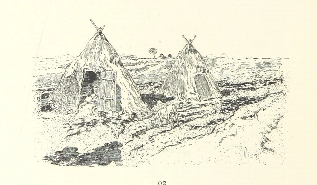 An illustration from On the Trail of Don Quixote: being a record of rambles in the ancient province of La Mancha ... Illustrated by D. Vierge, 1897, leaf 126