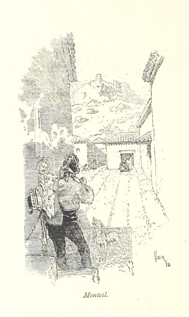 An illustration from On the Trail of Don Quixote: being a record of rambles in the ancient province of La Mancha ... Illustrated by D. Vierge, 1897, leaf 136