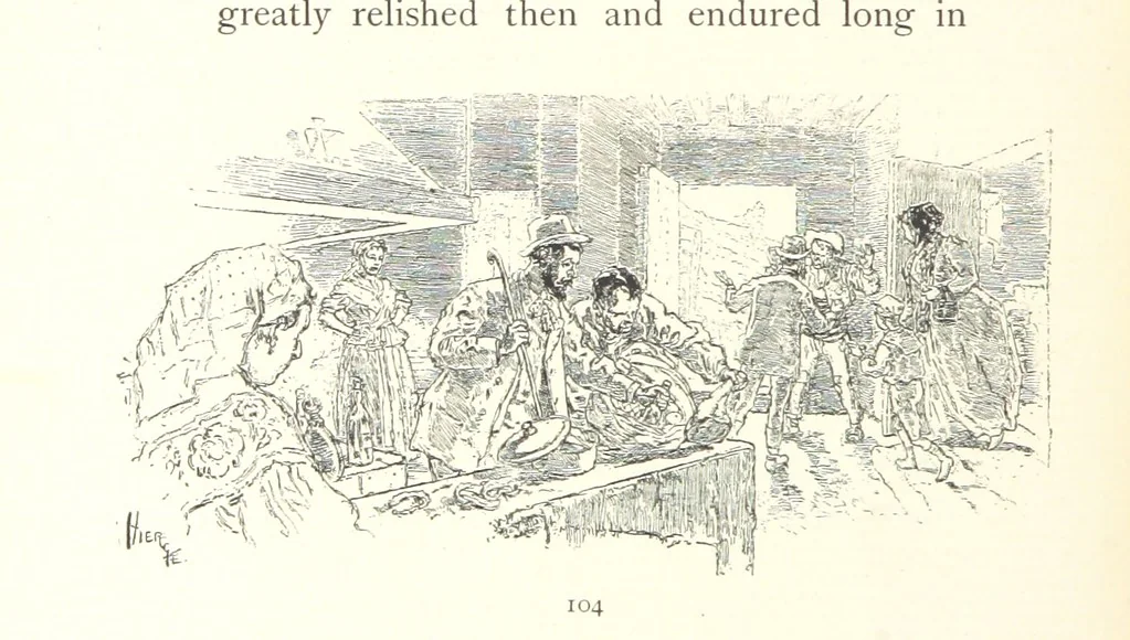 An illustration from On the Trail of Don Quixote: being a record of rambles in the ancient province of La Mancha ... Illustrated by D. Vierge, 1897, leaf 138